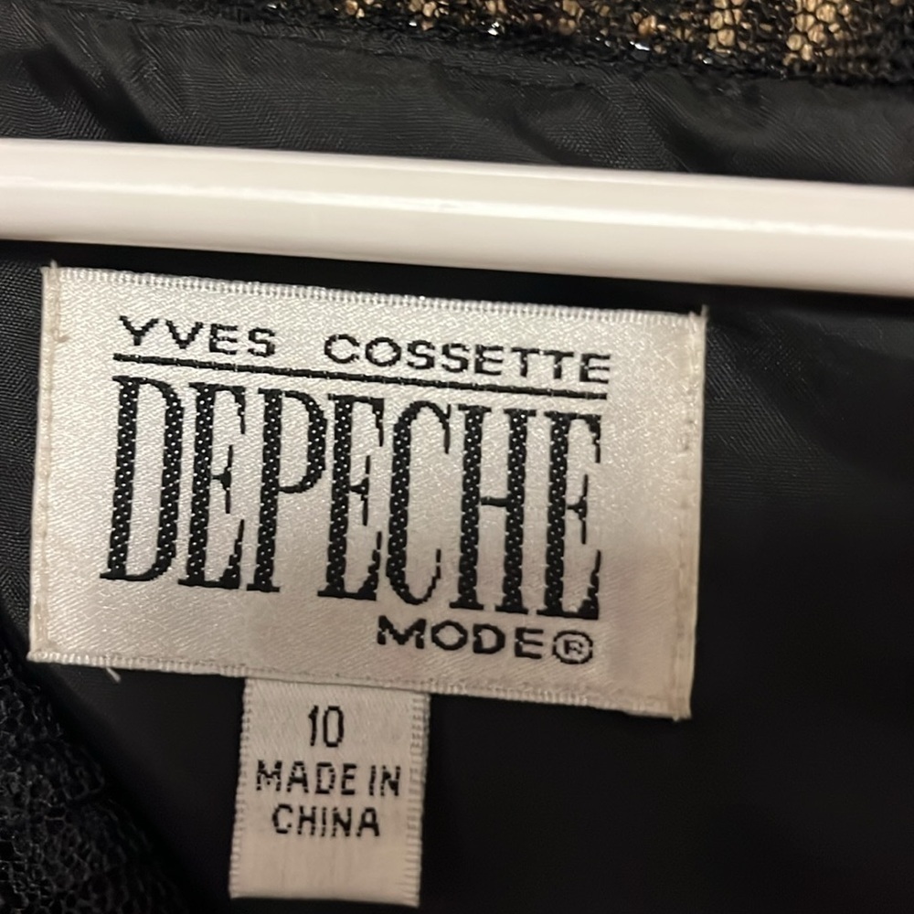Yves Cossette Depeche Mode Black Dress - Picture 4 of 7